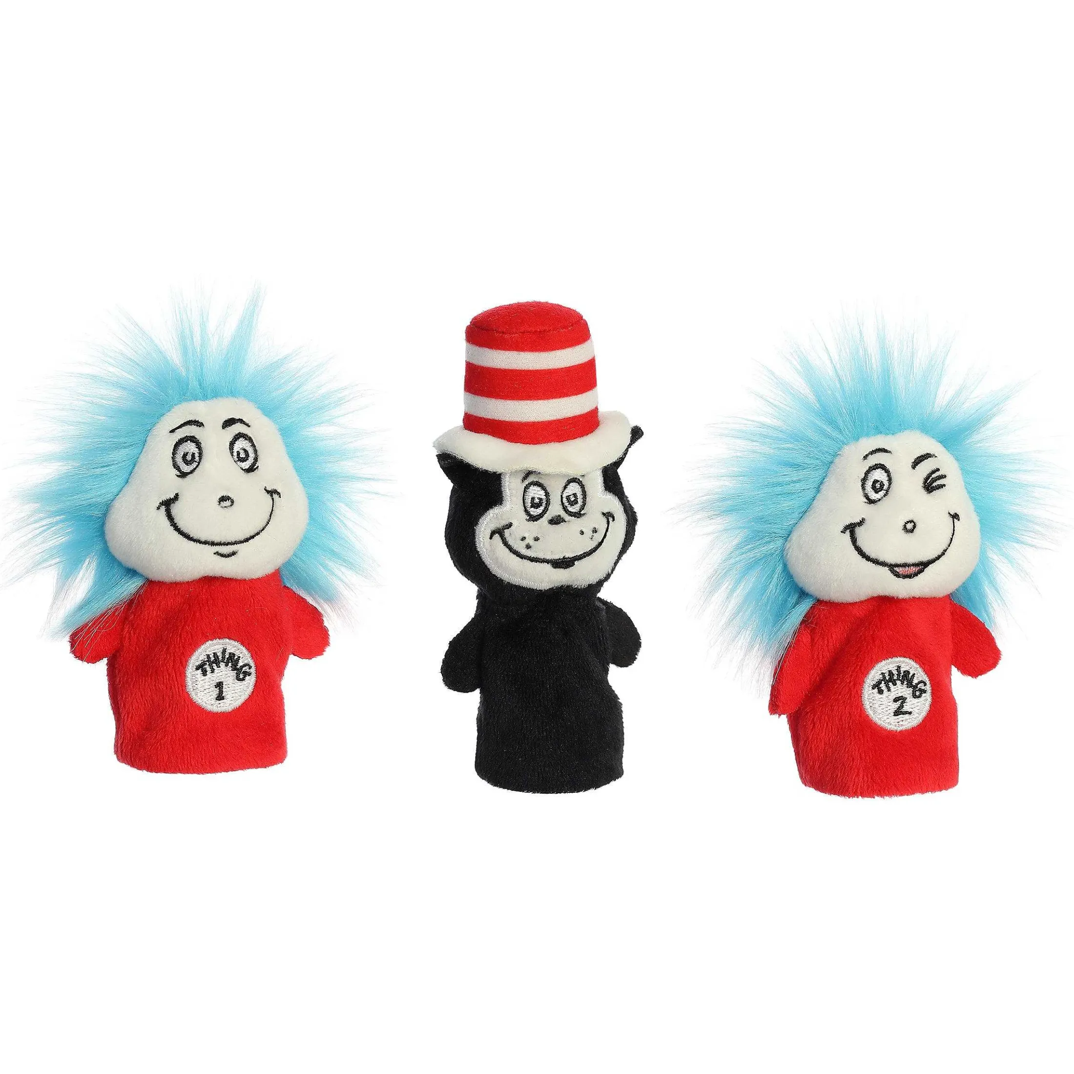Aurora® - Dr. Seuss - 3" Dr. Seuss Finger Puppet Set