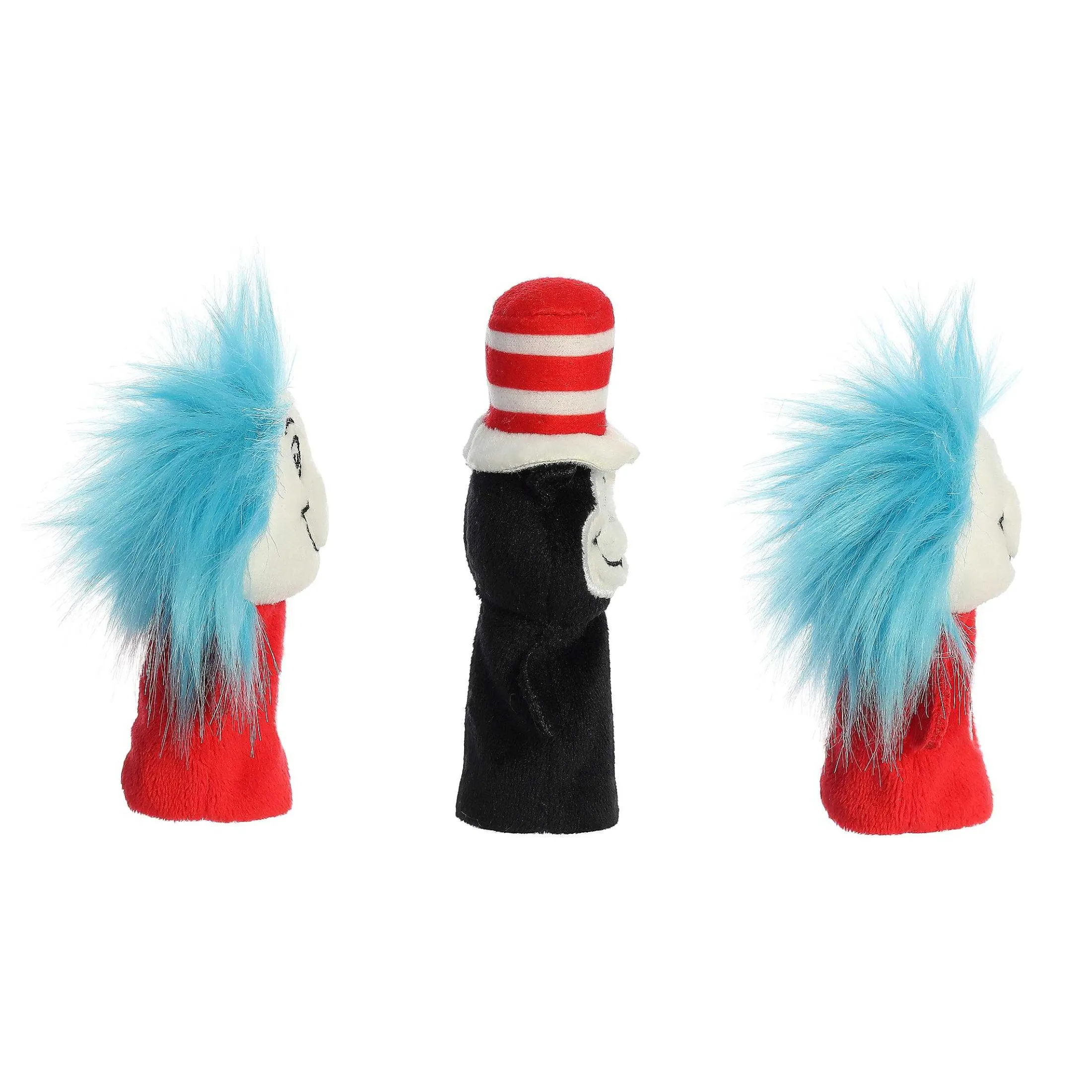 Aurora® - Dr. Seuss - 3" Dr. Seuss Finger Puppet Set