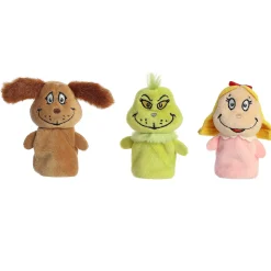 Aurora® - Dr. Seuss - 3" Grinch Finger Puppet Set