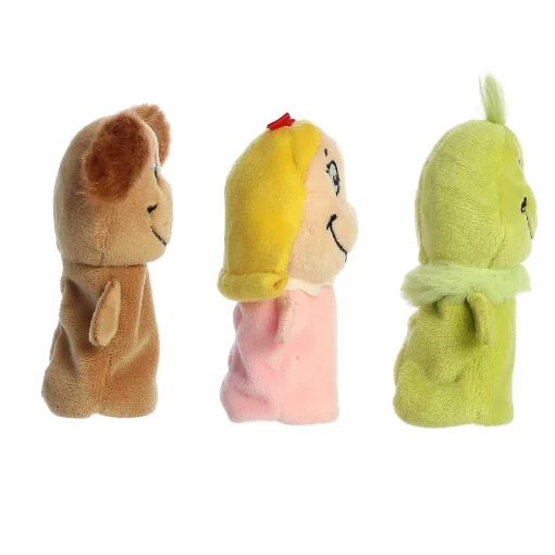 Aurora® - Dr. Seuss - 3" Grinch Finger Puppet Set