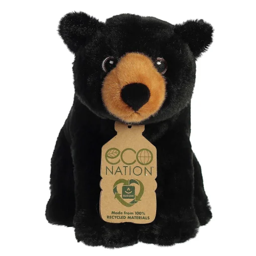 Aurora® - Eco Nation - 9.5" Black Bear