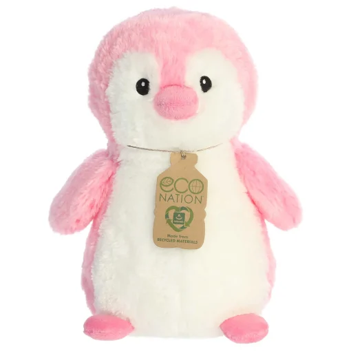 Aurora® - Eco Nation - Eco Hugs - 12" Penguin - Pink