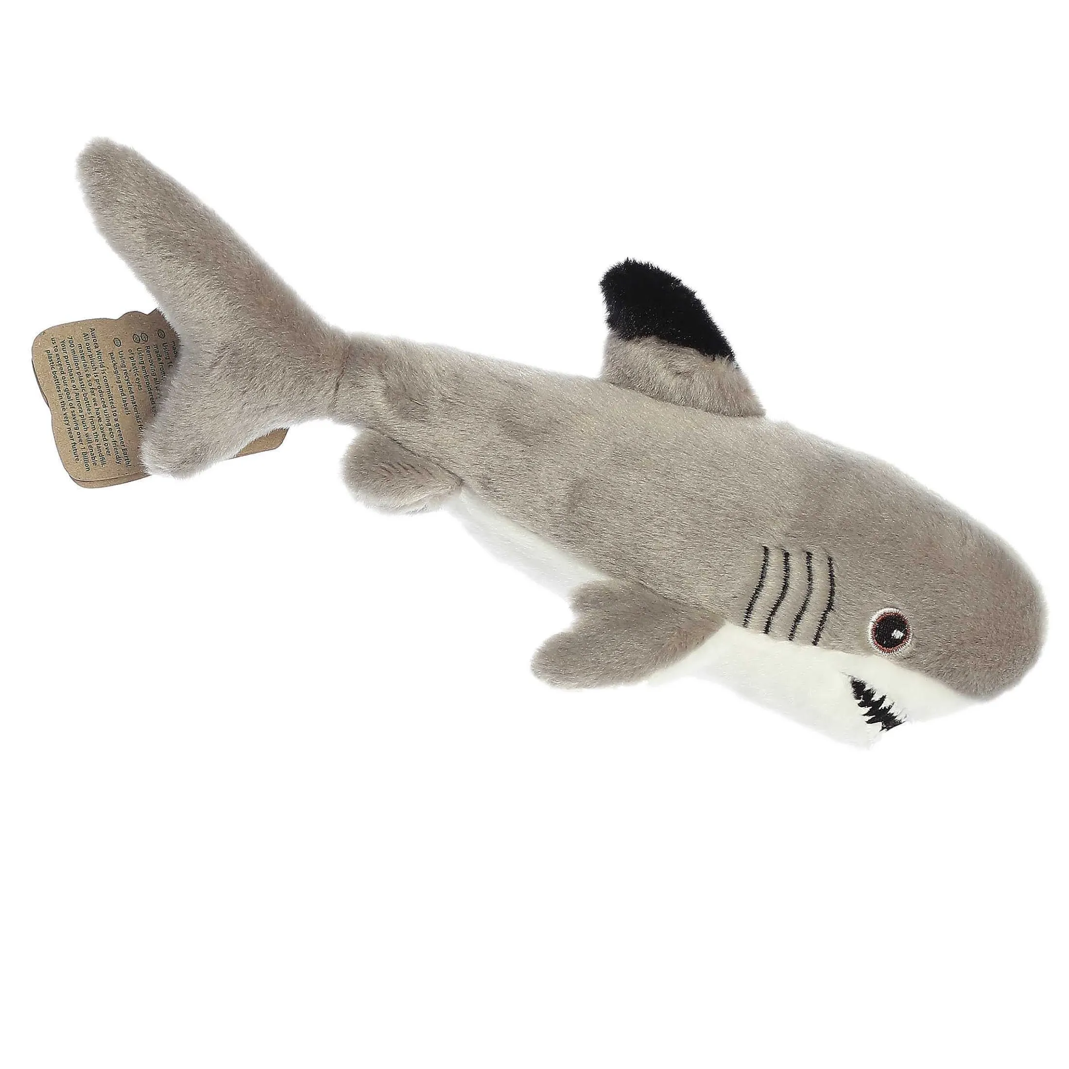 Aurora® - Eco Nation - Eco Softies - 8" Black Tipped Shark