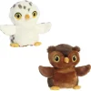 Aurora® - Eco Nation - Reversible Eco Pairs - 6.5" Snowy Owl And Barn Owl