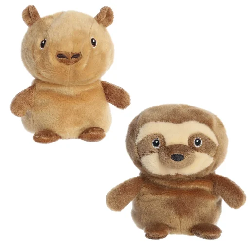 Aurora® - Eco Nation - Reversible Eco Pairs - 6.6" Capybara And Sloth