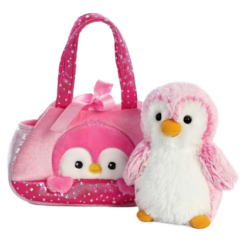 Aurora® - Fancy Pals - 7" Pompom Penguin - Pink
