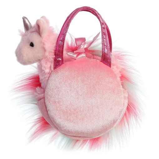 Aurora® - Fancy Pals - 5.5" Sparkle Heart Pink Llamacorn