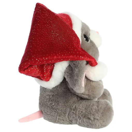 Aurora® - Holiday - Oversized Santa Hats - 10.5" Merry Mouse