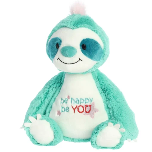Aurora® - Just Sayin' - 11.5" Be You, Be Happy Sloth