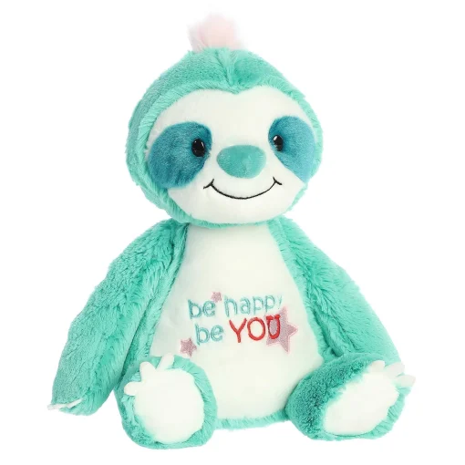 Aurora® - Just Sayin' - 11.5" Be You, Be Happy Sloth