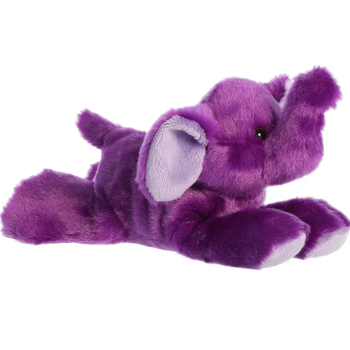 Aurora® - Mini Flopsie - 8" Violet Elephant