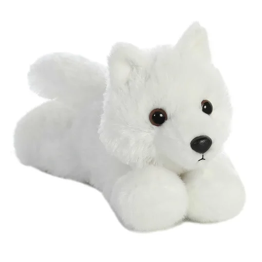 Aurora® - Mini Flopsie - 8" White Wolf