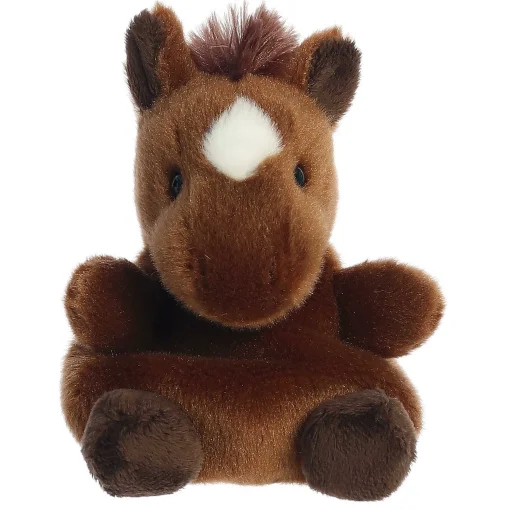 Aurora® - Palm Pals - 5" Truffle Brown Horse
