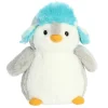 Aurora® - Pompom Penguin - 10" Blue Mosaic