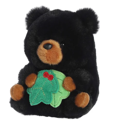 Aurora® - Rolly Pet - 5.5" Blizzard Black Bear