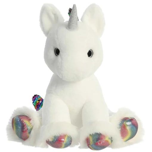 Aurora® - Shimmers - 13" Clouds Unicorn - White
