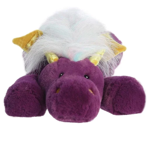 Aurora® - Snoozles - 17" Purple Dragon