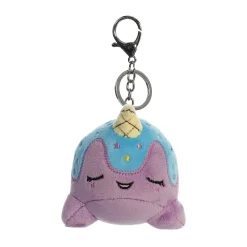 Aurora® - Tasty Peach® - 4" Blue Moon Nomwhal Keychain