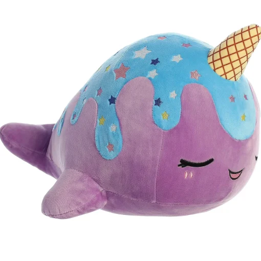 Aurora® - Tasty Peach® - 12.5" Blue Moon Nomwhal