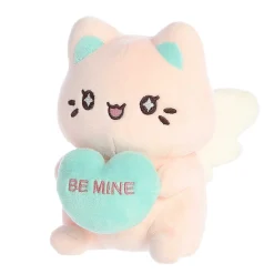 Aurora® - Tasty Peach® - 7" Candy Heart Sitting Meowchi - Pink