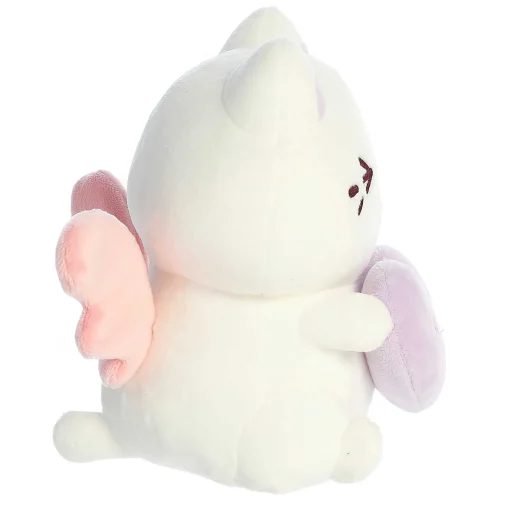 Aurora® - Tasty Peach® - 7" Candy Heart Sitting Meowchi - White