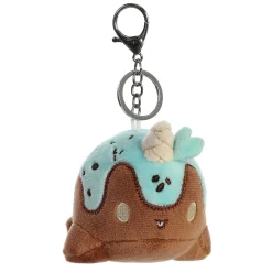 Aurora® - Tasty Peach® - 4" Mint Chocolate Nomwhal Keychain