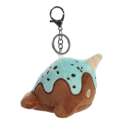 Aurora® - Tasty Peach® - 4" Mint Chocolate Nomwhal Keychain