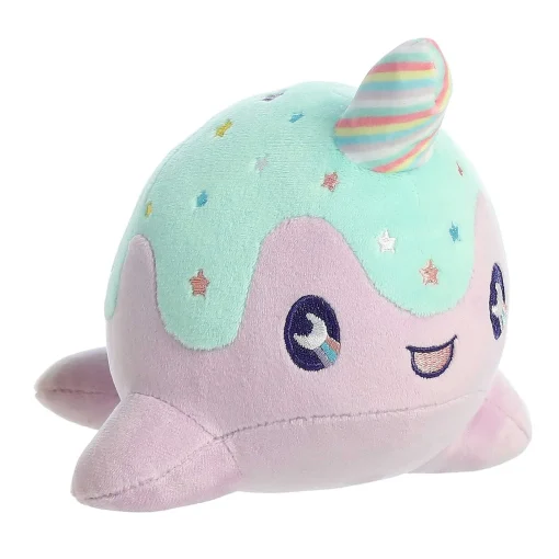 Aurora® - Tasty Peach® - 7" Pastel Lollipop Nomwhal