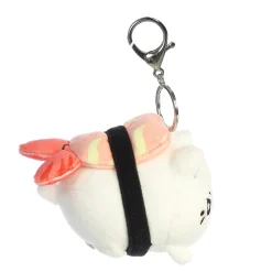 Aurora® - Tasty Peach® - 3.5" Shrimp Sushi Meowchi Keychain