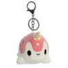 Aurora® - Tasty Peach® - 4" Vanilla-Berry Nomwhal Keychain