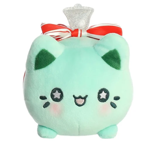 Aurora® - Tasty Peach® - 7" Winter Wreath Meowchi