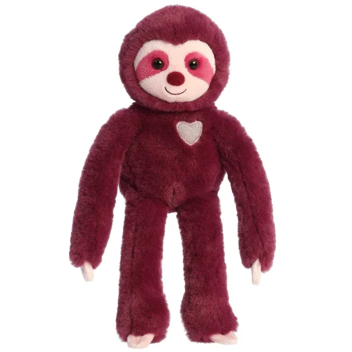 Aurora® - Valentine - 12" Sweety Sloth - Amethyst