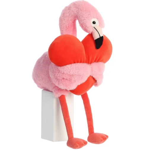Aurora® - Valentine - Heart Huggers - 11" Fiora Flamingo