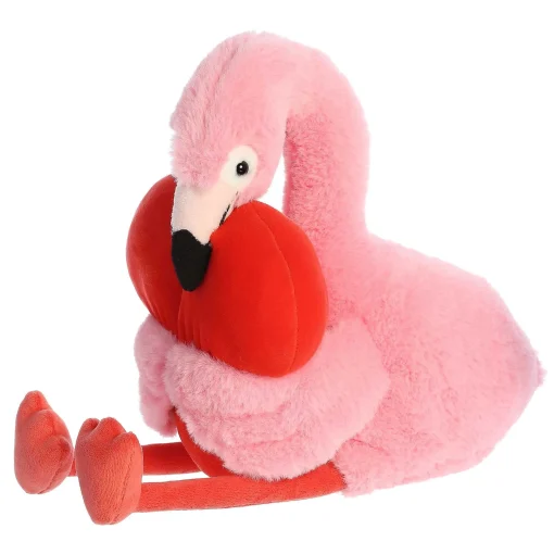 Aurora® - Valentine - Heart Huggers - 11" Fiora Flamingo