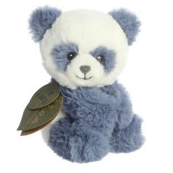 Ebba - Eco Ebba - 6" Pembe Panda Rattle