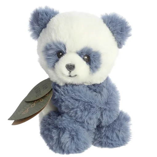 Ebba - Eco Ebba - 6" Pembe Panda Rattle