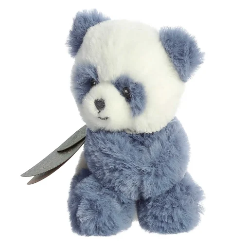 Ebba - Eco Ebba - 6" Pembe Panda Rattle