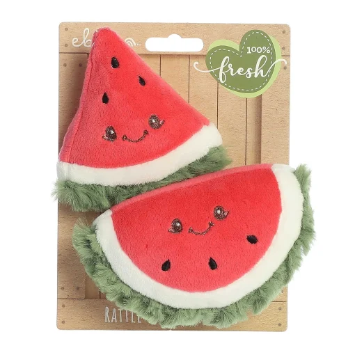 Ebba - Precious Produce - Watermelon Rattle & Crinkle Set